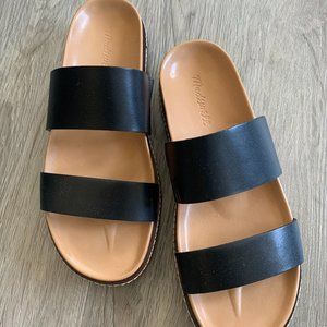 MADEWELL The Charley Double-Strap Slide Sandal SIZE 8